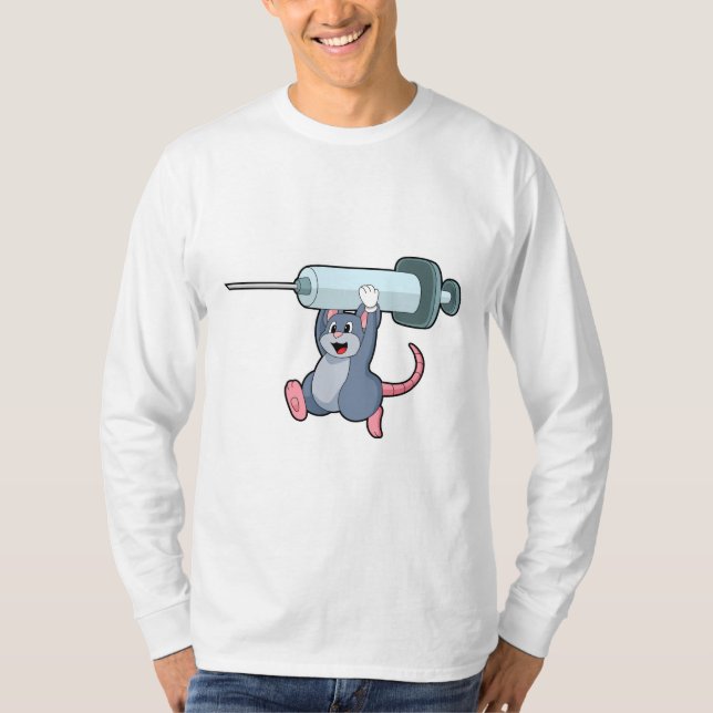 Camiseta Mouse como enfermeiro com seringa.PNG (Frente)