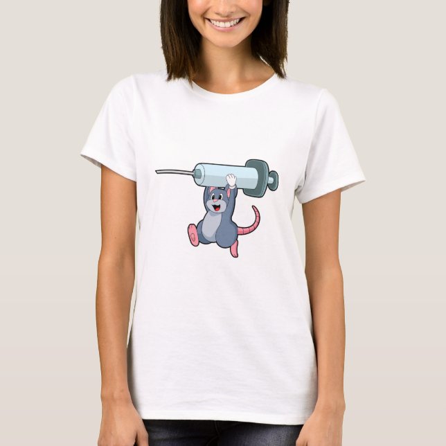 Camiseta Mouse como enfermeiro com seringa.PNG (Frente)