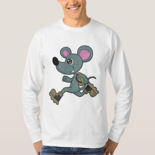 Camiseta Mouse como Runner com Backpack