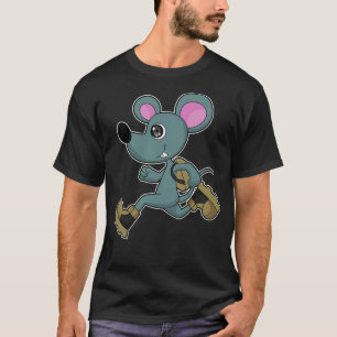 Camiseta Mouse como Runner com Backpack