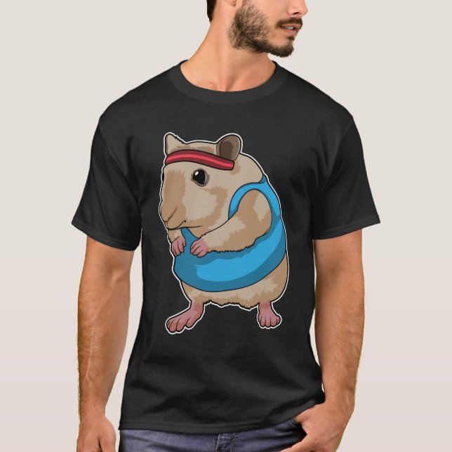 Camiseta Mouse como Runner com banda de ouvido (Frente)
