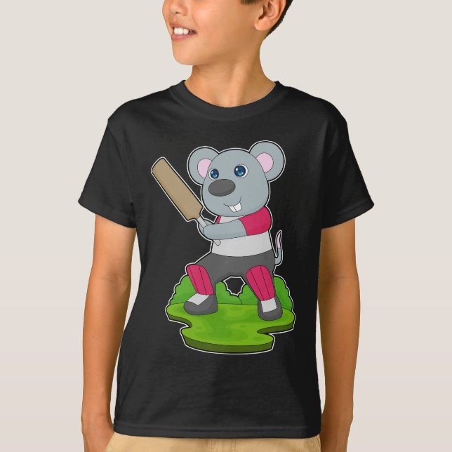Camiseta Mouse Cricket bat (Frente)