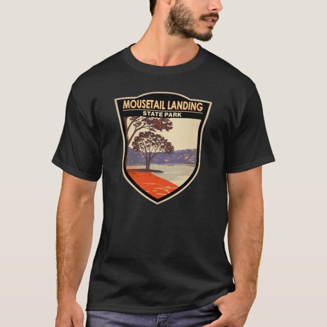 Camiseta Mousetail Landing State Park Tennessee Vintage (Frente)