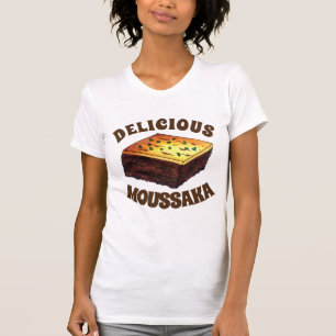 Camiseta Moussaka - Comida grega do Mediterrâneo - Batata