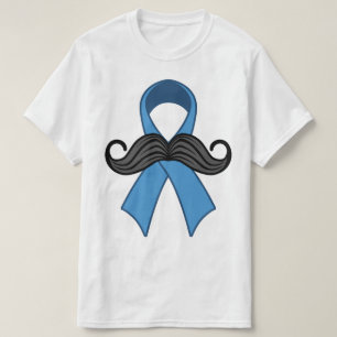 Camiseta Moustache da fita da consciência da próstata