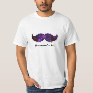 Camiseta moustache da galáxia
