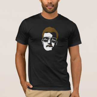 Camiseta Moustache quente do DJ Dan quente - original