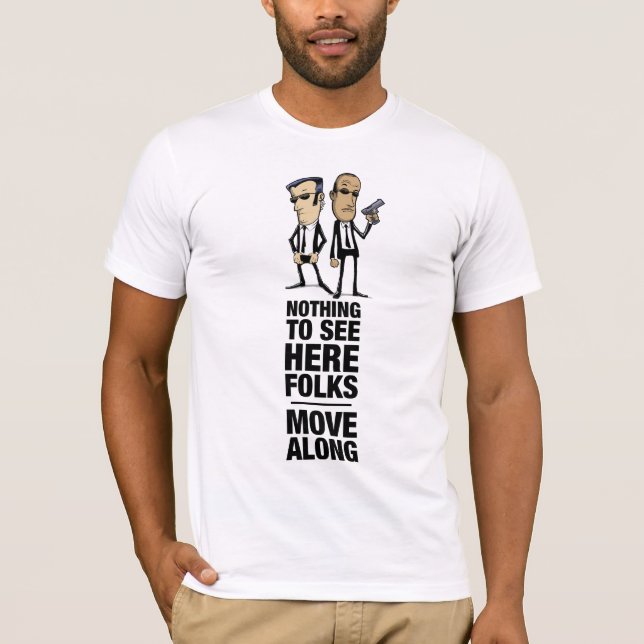 Camiseta Mova-se ao longo do t-shirt (Frente)