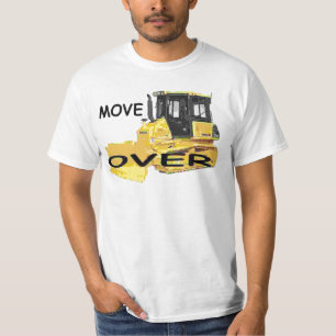 Camiseta mova-se sobre o T