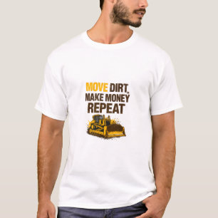 Camiseta Mova Terra Ganhe Dinheiro Repita Operador