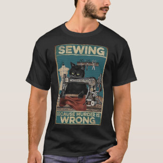 Camiseta Movendo Gato Negro Porque O Assassinato Está Errad