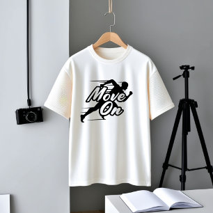 Camiseta Mover Em T-Shirt Motivacional Em Execução