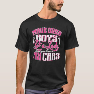 Camiseta Mover Sobre Meninos Engraçada Garota Reparadora de