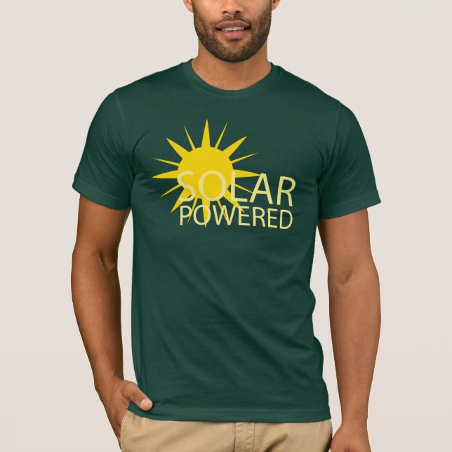 Camiseta Movido a Solar (Frente)