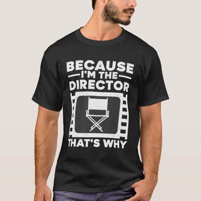 Camiseta Movie Diretor Para Produtores De Filmes (Frente)