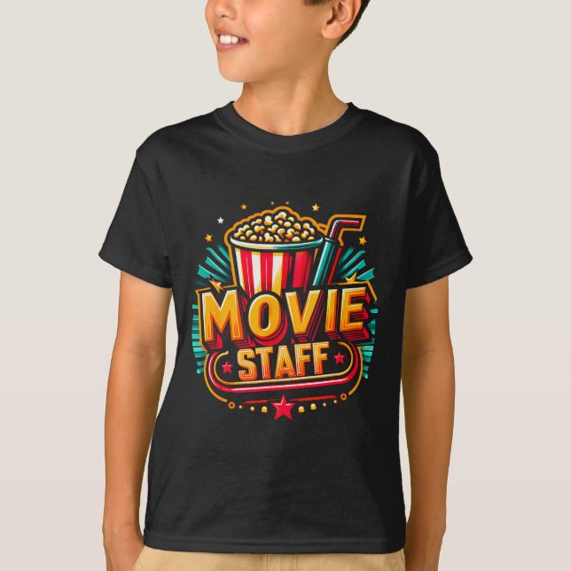 Camiseta Movie Staff Party Night Behind The Scene Awesomene (Frente)