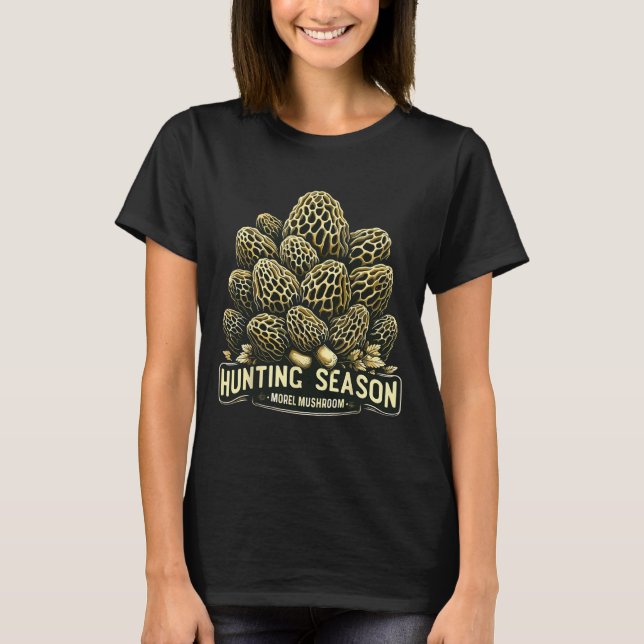 Camiseta Movimentação de Caça Morel Mushroom (Frente)