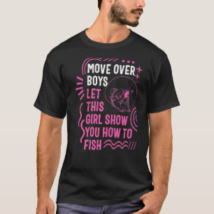 Camiseta Movimentação De Pesca Sobre Meninos Deixam Raparig