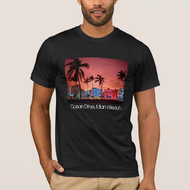 Camiseta Movimentação do oceano - t-shirt da skyline de (Frente)
