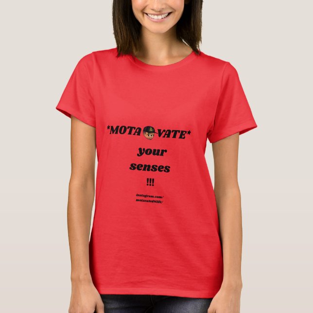 Camiseta Movimente seus sentidos T-Shirt (Frente)