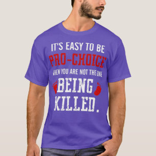 Camiseta Movimento Anti-Aborto Contra Prolongamento