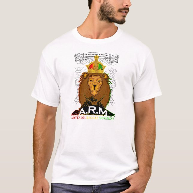 CAMISETA MOVIMENTO AOTEAROA REGGAE (Frente)