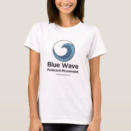 Camiseta Movimento Cartão-postal Wave Azul