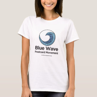 Camiseta Movimento Cartão-postal Wave Azul