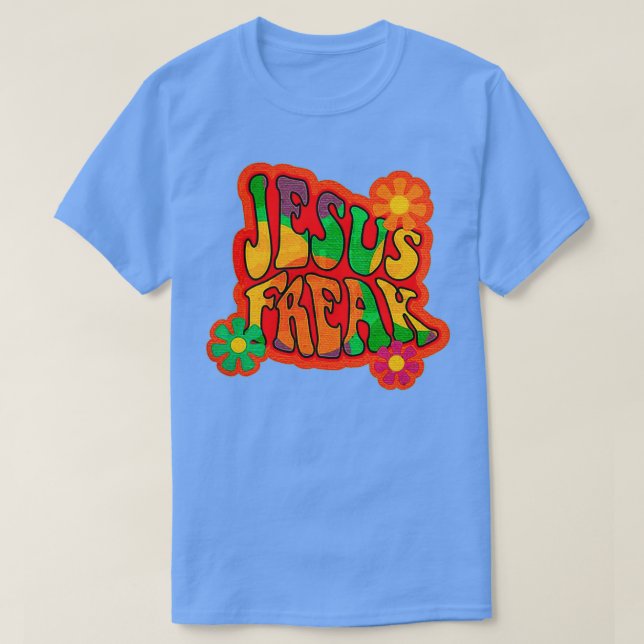 Camiseta Movimento de Jesus Freak Hippie (Frente do Design)