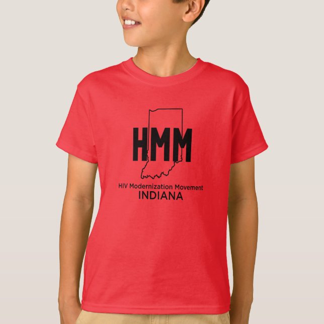 Camiseta Movimento de Modernização do HIV Indiana (Frente)