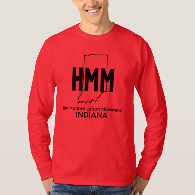 Camiseta Movimento de Modernização do HIV Indiana (Frente)