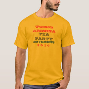 CAMISETA MOVIMENTO DO TEA PARTY DA ARIZONA DE TUCSON