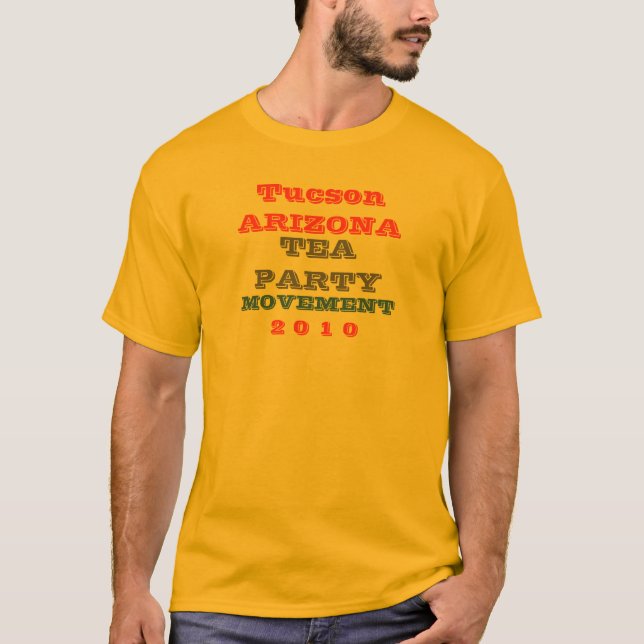 CAMISETA MOVIMENTO DO TEA PARTY DA ARIZONA DE TUCSON (Frente)