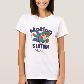 Camiseta Movimento é Loção, Mexa-se! Exercício de Cat & Gym