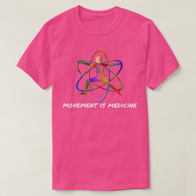 Camiseta movimento é medicina (Frente do Design)