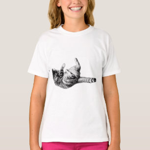 Camiseta Movimento monocromático com detalhe distribuído