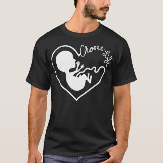 Camiseta Movimento Pró-Vida Anti-Aborto Conservador