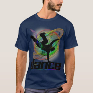Camiseta Movimento Rápido de Dança da Rua Brevemente Dan