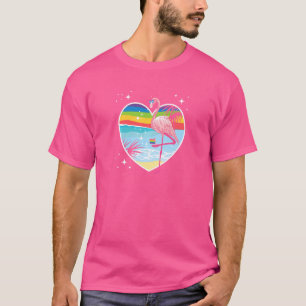 Camiseta Movimento Social Flamingo Heart Ra