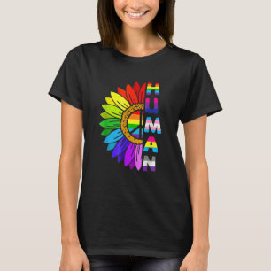 Camiseta Movimento Social Orgulho Lgbt Paz Humana Girassol