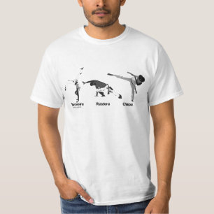Camiseta Movimentos de Capoeira, ataque da defesa