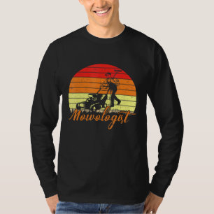 Camiseta Mowologista Groundskeeper Lawn Care Grass Cutando