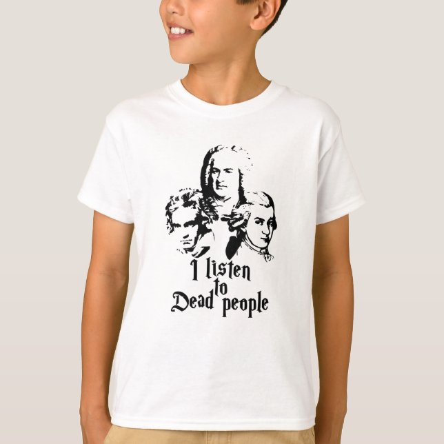 Camiseta Mozart Bach Beethoven (Frente)