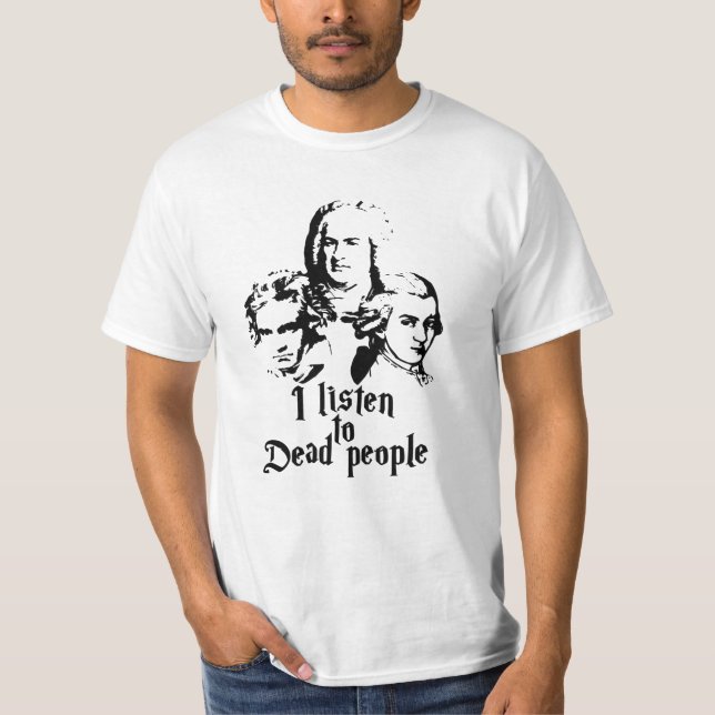 Camiseta Mozart Bach Beethoven (Frente)