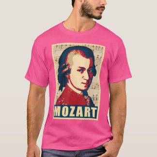 Camiseta Mozart Classic Music Composer Retro