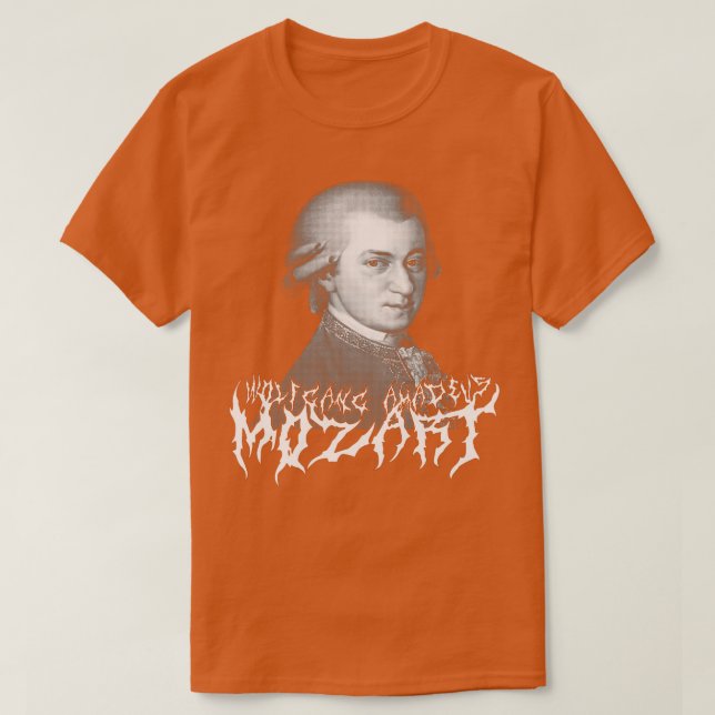 Camiseta Mozart Metal (Frente do Design)