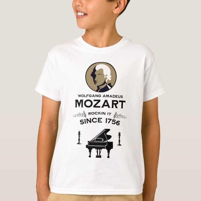 Camiseta Mozart Music Lover Gift (Frente)