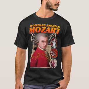 CAMISETA MOZART RAP TEE Compositor Clássico Banda