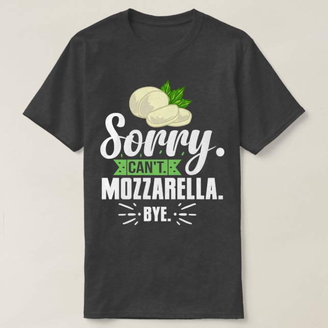 Camiseta Mozzarella Cheese Recebe Buffalo Italiano Fresco P (Frente do Design)