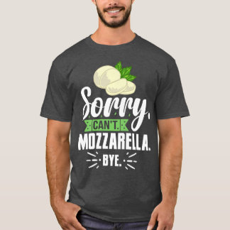 Camiseta Mozzarella Cheese Recebe Buffalo Italiano Fresco P